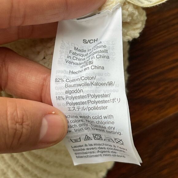 Madewell Dotted bobble Pullover Beige Sweater Cream Size S - Picture 3 of 6